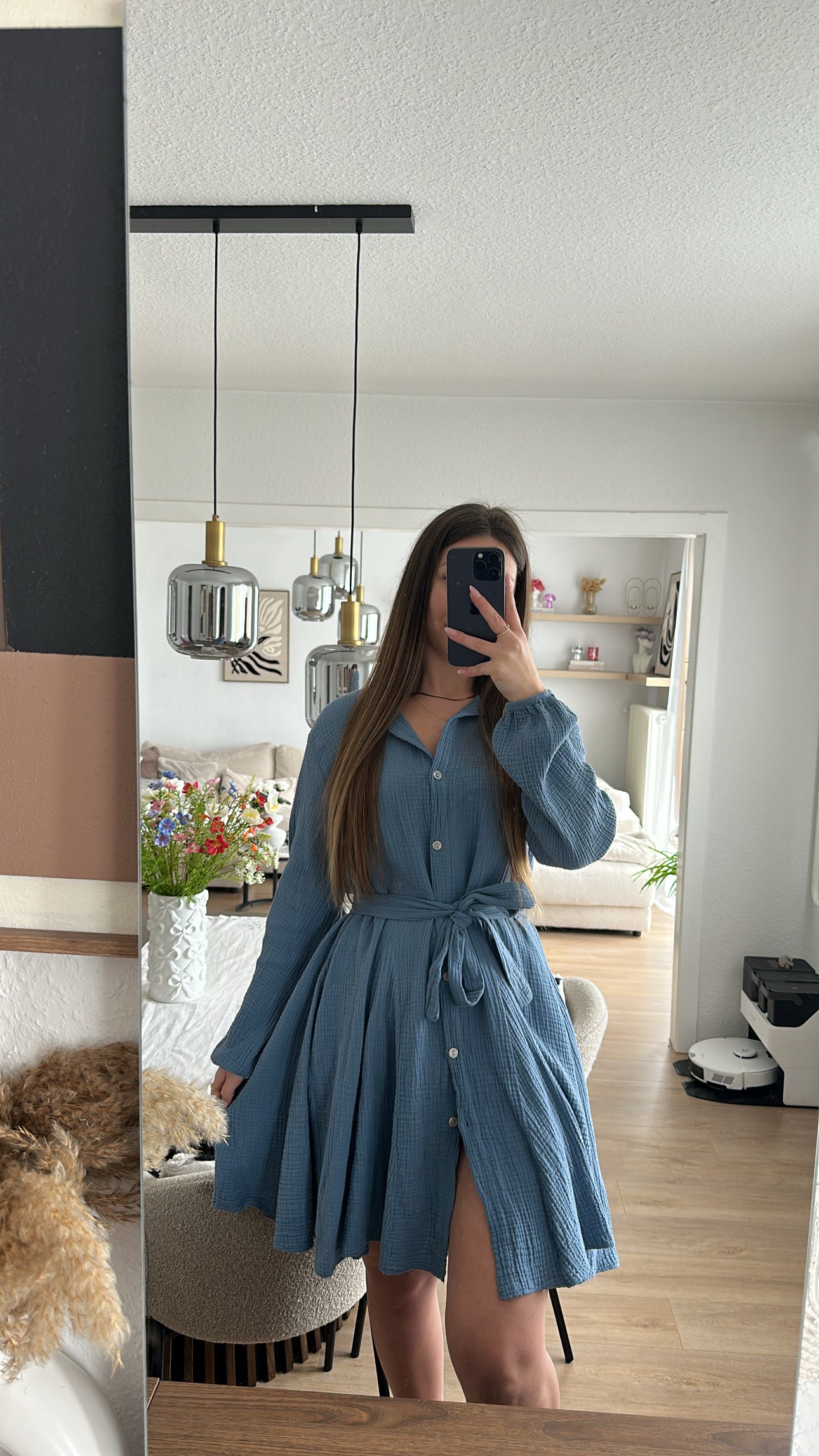 Musselin Kleid - Luna