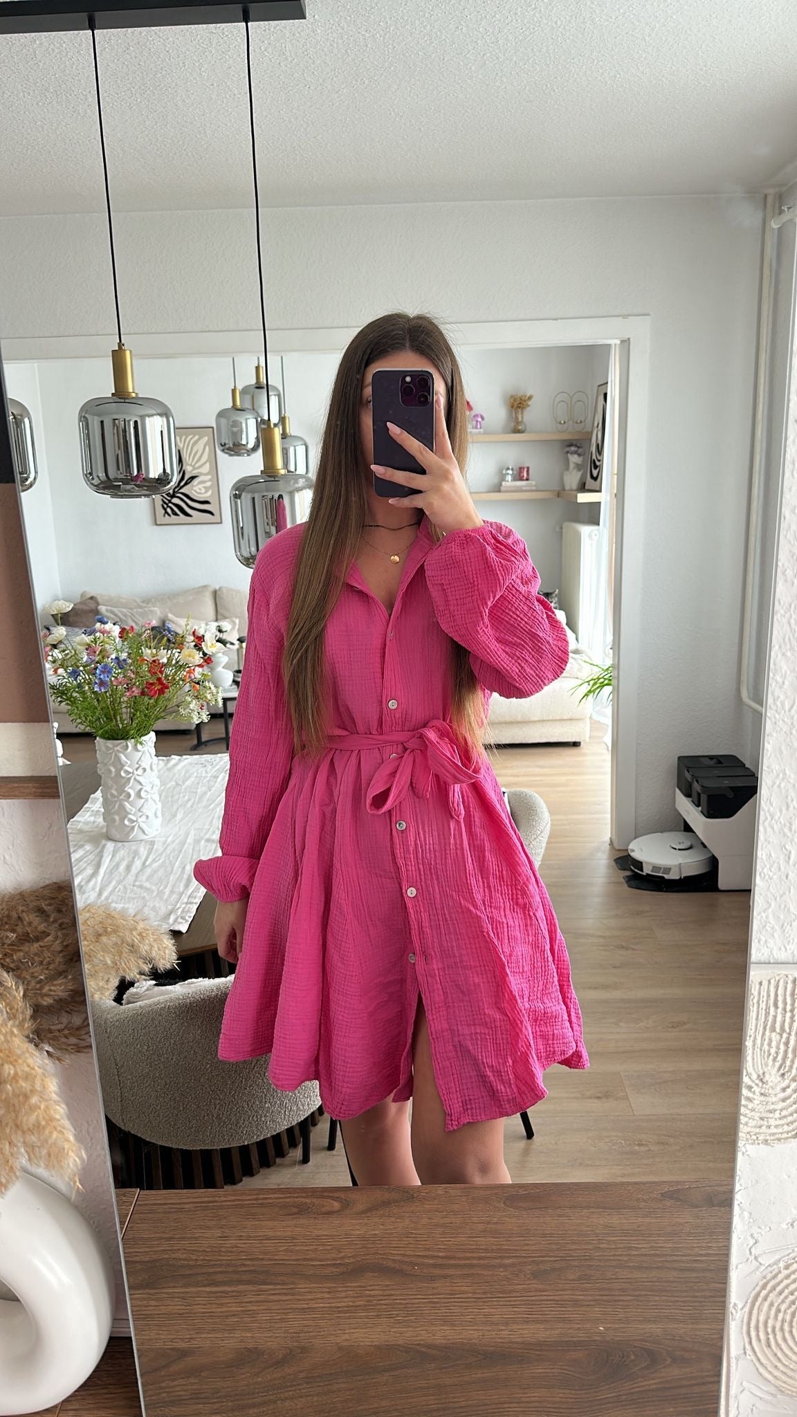 Musselin Kleid - Luna